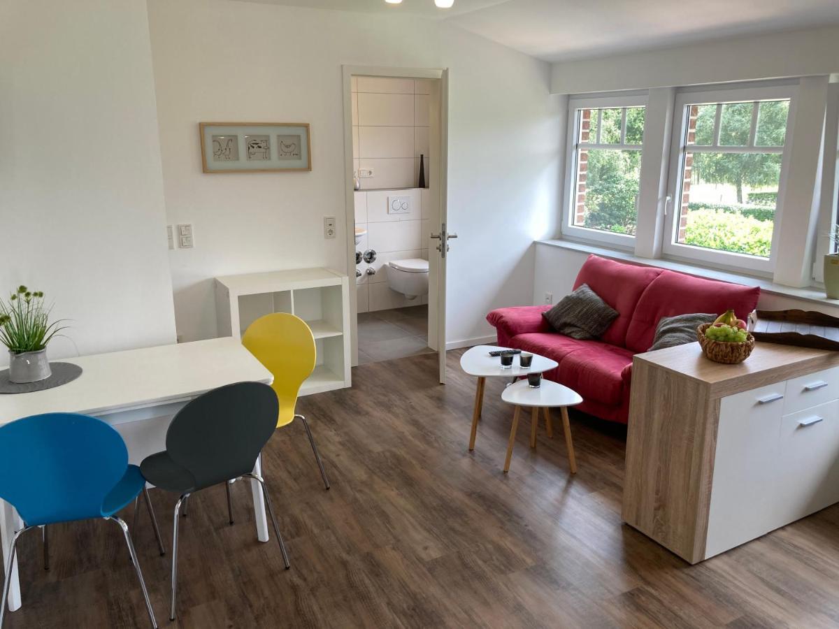 Ferienwohnung Heeser Birkenhof - Urlaub Auf Dem Bauernhof Mit Blick Ins Gruene Weeze Exterior photo