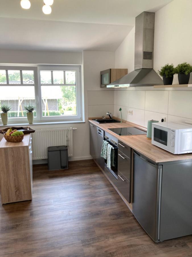 Ferienwohnung Heeser Birkenhof - Urlaub Auf Dem Bauernhof Mit Blick Ins Gruene Weeze Exterior photo